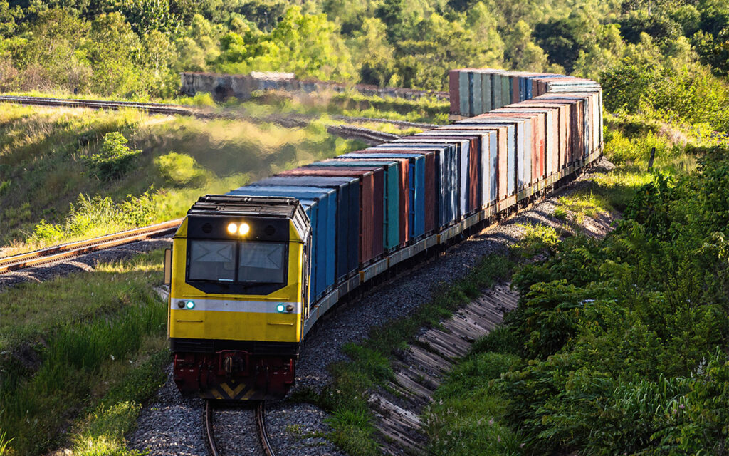 Transport intermodalny - transport kontenerów koleją